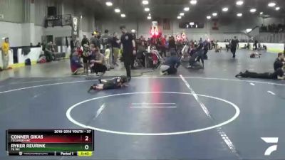 37 lbs Champ. Round 2 - Ryker Reurink, TK WC vs Conner Gikas, Tecumseh WC
