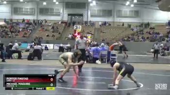 113 lbs 2nd Wrestleback (8 Team) - Michael Maguire, Fairview vs Porter Finstad, Gibbs