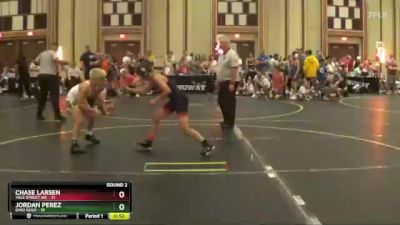 92 lbs Round 2 (6 Team) - Jordan Perez, Ohio Gold vs Chase Larsen, Yale Street WC