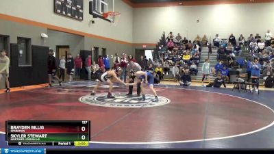 127 lbs Championship Bracket - Skyler Stewart, Mortimer Jordan HS vs Brayden Billig, Sparkman