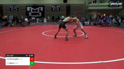 133 lbs Rr Rnd 3 - Bjorn Schroeder, Purdue vs Trent Olson, Hofstra