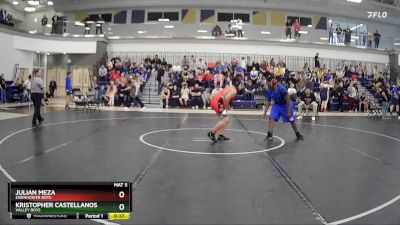 190 Boys Quarterfinal - Kristopher Castellanos, Valley Boys vs Julian Meza, Eisenhower Boys