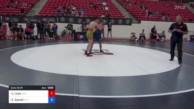 60 kg Cons 16 #1 - Johnny Leck, South Central Punisher Wrestling vs Evan Sanati, Integrity Wrestling Club