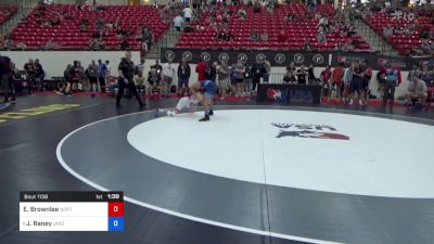 55 kg Rnd Of 32 - Ethan Brownlee, North Carolina vs Jayden Raney, Union County High School Wrestling