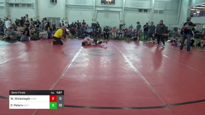 90 lbs Semifinal - Warren Woleslagle, Phoenix W.C. vs Phoenix Peters, Dayton Bandits - Black