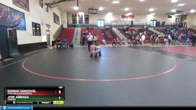 126 lbs 1st Place Match - Damian Sandoval, Cascade (Leavenworth) vs Jose Arriaga, Warden