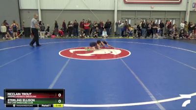 59 lbs Champ. Round 2 - McClain Trout, Virginia Patriots Wrestling vs Sterling Ellison, Red Lion Wrestling Club