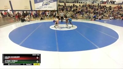 141 lbs Champ. Round 2 - Kyree Noble, Harper College vs Jalen Schropp, Loras