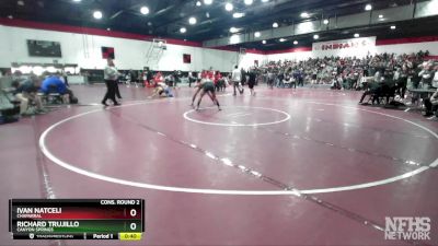 157 lbs Cons. Round 2 - Richard Trujillo, Canyon Springs vs Ivan Natceli, Chaparral