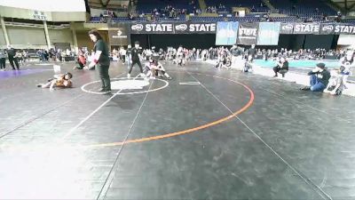 85+ Round 3 - Avaughn Carter, Anacortes Hawkeyes Wrestling Club vs Ariana Tovar, Prosser Wrestling Academy