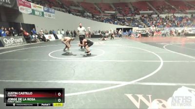 6A-113 lbs Champ. Round 2 - Jorge De La Rosa, Forest Grove vs Justin Castillo, Tualatin