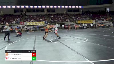 174 lbs Consi Of 8 #1 - Emiliano Saucedo, Iowa State WC vs Junior Santos, Puerto Rico - Rio Piedras