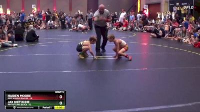 64 lbs Round 3 (4 Team) - Haiden Moore, East Kansas Eagles vs Jax Kiethline, MO Outlaws Black