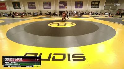 133 lbs Round 3 - Adrian Meza, Valiant Wrestling Club vs Peter Tomazevic, Askren Wrestling Academy