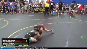 50 lbs Semis & 1st Wrestleback (8 Team) - Hudson Conner, Backyard Brawlers vs Legend Rangel, Untouchables Purple