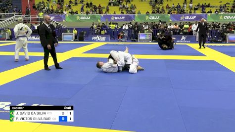 JOSHUA DAVID DA SILVA vs PEDRO VICTOR SILVA BARROS 2024 Brasileiro Jiu-Jitsu IBJJF