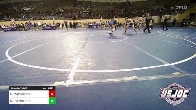 170 lbs Consi Of 16 #2 - Carlos Martinez, Cashion Youth Wrestling vs Cooper Perkins, Perkins-Tryon Youth Wrestling