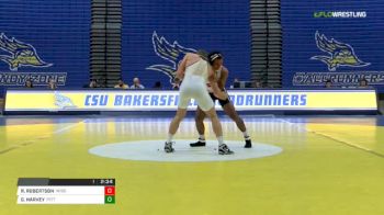 0 lbs RICKY ROBERTSON, WISC vs GREGG HARVEY, PITT