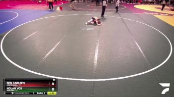 65 lbs Semis (4 Team) - Nolan Vos, Waconia vs Ben Carlsen, Centennial