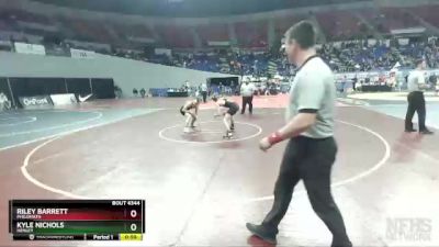 4A-126 lbs Cons. Semi - Riley Barrett, Philomath vs Kyle Nichols, Henley