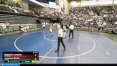 4A 145 lbs Cons. Round 1 - Nathalia Reyes, Logan vs Breanne Lundahl, Ridgeline