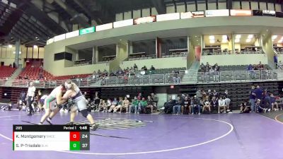 285 lbs Round 1 (8 Team) - Seagan Packet-Trisdale, Blair vs Kharson Montgomery, Smith Center