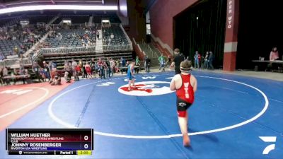 120 lbs Round 1 - William Huether, Moorcroft Mat Masters Wrestling Club vs Johnny Rosenberger, Riverton USA Wrestling