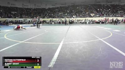 5A-157 lbs Quarterfinal - Nathan Sutterfield, Carl Albert vs Elbert Grant, Pryor