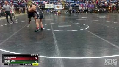 1 - 215 lbs 5th Place Match - Ethan Doss, Chilhowie vs Bryce Lane, Holston