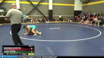 148 lbs Round 1 (4 Team) - Karen Gomez, Nebraska Vipers Green vs Savannah Hamilton, Chasing Titles