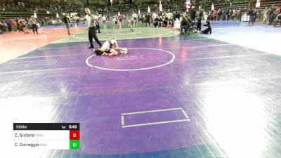 105 lbs Quarterfinal - Chase Sudano, Saint Augustine vs Cassen Correggio, Mahwah