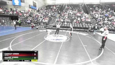 4A 115 lbs Champ. Round 1 - Chanley Green, Uintah vs Maggie Morris, Green Canyon