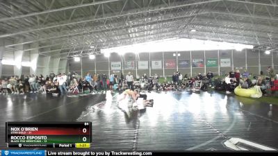 84 lbs Quarters & Wb (16 Team) - Nox O`Brien, Utah Gold vs Rocco Esposito, Black Fox Wrestling