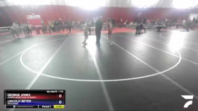 113 lbs Champ. Round 1 - George Jones, Askren Wrestling Academy vs Lincoln Beyer, Wisconsin