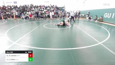 190 lbs Consi Of 4 - Cayleb Alvarez-James, Portland/Cromwell vs Jonah Labbadia-Colon, Guilford