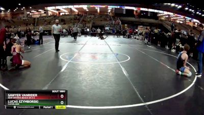 190 lbs Quarterfinal - Lucas Szymborski, Cleveland vs Sawyer VanRider, New Smyrna Beach Sr H S