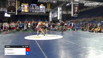 220 lbs Cons 16 #1 - Kyle Costello, Pennsylvania vs Dustyn Camacho, Washington