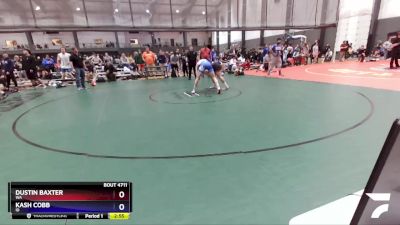 165 lbs Quarterfinal - Dustin Baxter, WA vs Kash Cobb, ID