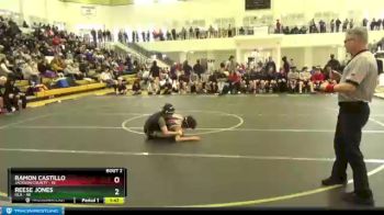 132 lbs Quarterfinals (8 Team) - Ramon Castillo, Jackson County vs Reese Jones, Ola