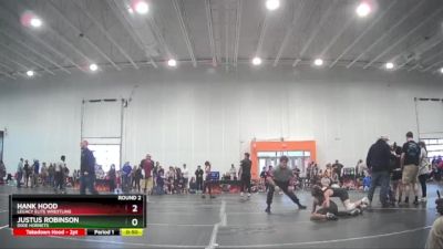 85 lbs Round 2 - Justus Robinson, Dixie Hornets vs Hank Hood, Legacy Elite Wrestling