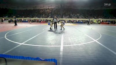 108 lbs Consi Of 32 #2 - Egan Mamala-Ladd, Chickasha Wrestling vs Samuel Teape, Shawnee Middle School