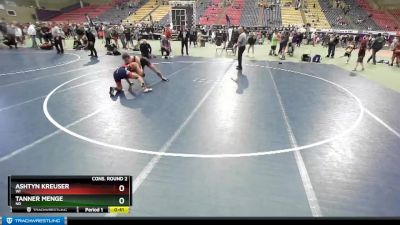 149 lbs Cons. Round 2 - Ashtyn Kreuser, WI vs Tanner Menge, ND