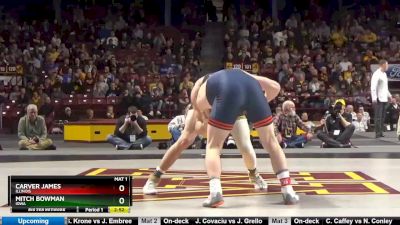 174 lbs Semifinal - Carver James, Illinois vs Mitch Bowman, Iowa