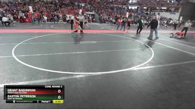 94 lbs Cons. Round 2 - Easton Peterson, New Richmond vs Grant Baehnman, Wrestling Factory