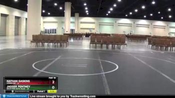 138 lbs Round 3 (8 Team) - Nathan Gaskins, Citrus WC vs Jagger Pentney, Backyard Boyz Blue