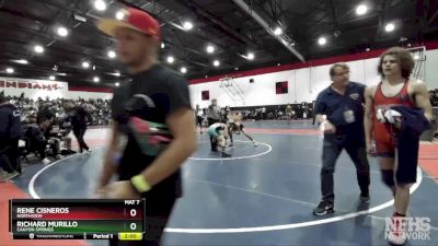 126 lbs Champ. Round 1 - Richard Murillo, Canyon Springs vs Rene Cisneros, Northview