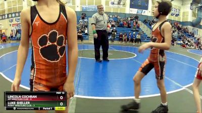 59 lbs Cross Bracket (8 Team) - Grayson Hendricks, Jet Wrestling Club vs Korban Moe, Husky Wrestling Club