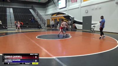 16U-5 lbs Round 1 - Charlie Campbell, Team Valley Wrestling Club vs Hayden Schafer, EAGLE GROVE