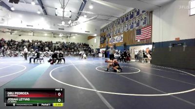 106 lbs Cons. Round 2 - Josiah Leyvas, La Serna vs Dru Pedroza, Glendora