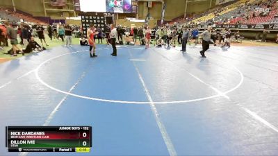 132 lbs Cons. Semi - Nick Dardanes, Bear Cave Wrestling Club vs Dillon Ivie, Utah